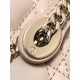 DIOR Mini Lady Dior Bag Powder Pink Cannage Lambskin Gold Hardware