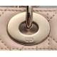 DIOR Mini Lady Dior Bag Powder Pink Cannage Lambskin Gold Hardware