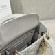 DIOR Mini Lady Dior Bag Cloud Gray Cannage Lambskin Gold Hardware