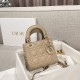 DIOR Mini Lady Dior Bag Sand-Colored Cannage Lambskin Gold Hardware