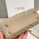 DIOR Mini Lady Dior Bag Sand-Colored Cannage Lambskin Gold Hardware