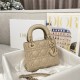 DIOR Mini Lady Dior Bag Sand-Colored Cannage Lambskin Gold Hardware