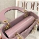 DIOR Mini Lady Dior Bag Peony Pink Cannage Lambskin Gold Hardware