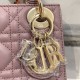 DIOR Mini Lady Dior Bag Peony Pink Cannage Lambskin Gold Hardware