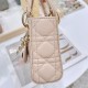 DIOR Lady Dior Micro Bag Powder Pink Cannage Lambskin Gold Hardware