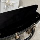 DIOR Medium Lady D-Joy Bag Black Cannage Lambskin Gold Hardware