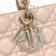 DIOR Medium Lady D-Joy Bag Powder Pink Cannage Lambskin Gold Hardware