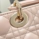 DIOR Medium Lady D-Joy Bag Powder Pink Cannage Lambskin Gold Hardware