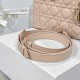 DIOR Medium Lady D-Joy Bag Powder Pink Cannage Lambskin Gold Hardware