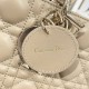 DIOR Medium Lady D-Joy Bag Sand-Colored Cannage Lambskin Gold Hardware