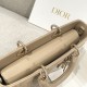 DIOR Medium Lady D-Joy Bag Sand-Colored Cannage Lambskin Gold Hardware