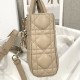 DIOR Medium Lady D-Joy Bag Sand-Colored Cannage Lambskin Gold Hardware