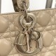 DIOR Medium Lady D-Joy Bag Sand-Colored Cannage Lambskin Gold Hardware