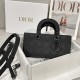 DIOR Medium Lady D-Joy Bag Ultramatte Black Cannage Calfskin