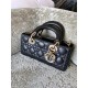 DIOR Small Lady D-Joy Bag Black Cannage Lambskin Gold Hardware