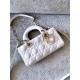 DIOR Small Lady D-Joy Bag Latte Cannage Lambskin Gold Hardware