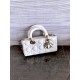 DIOR Small Lady D-Joy Bag Latte Cannage Lambskin Gold Hardware