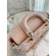 DIOR Small Lady D-Joy Bag Powder Pink Cannage Lambskin Gold Hardware