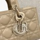 DIOR Small Lady D-Joy Bag Biscuit Cannage Lambskin Gold Hardware