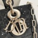 DIOR Small Lady D-Joy Bag Black Patent Cannage Calfskin Gold Hardware