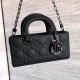 DIOR Small Lady D-Joy Bag Ultramatte Black Cannage Calfskin