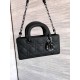 DIOR Small Lady D-Joy Bag Ultramatte Black Cannage Calfskin