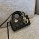 DIOR Lady D-Joy Micro Bag Black Cannage Lambskin Gold Hardware