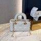 DIOR Lady D-Joy Micro Bag Latte Cannage Lambskin Gold Hardware