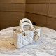 DIOR Lady D-Joy Micro Bag Latte Cannage Lambskin Gold Hardware