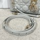 DIOR Lady D-Joy Micro Bag Cloud Gray Cannage Lambskin Gold Hardware