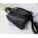 DIOR Medium Lady D-Sire Bag Black Macrocannage Crinkled Calfskin