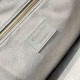 DIOR Medium Dior Book Tote Cloud Gray Macrocannage Calfskin with Gold Hardware