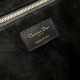 DIOR Small Dior Book Tote Black Macrocannage Calfskin with Gold Hardware