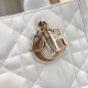 DIOR Small Dior Book Tote Latte Macrocannage Calfskin with Gold Hardware