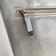 DIOR Small Dior Book Tote Cloud Gray Macrocannage Calfskin with Gold Hardware