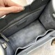 DIOR Small Dior Book Tote Stone Gray Macrocannage Calfskin with Gold Hardware