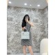 DIOR Small Dior Book Tote Cloud Gray Macrocannage Calfskin with Gold Hardware