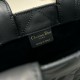 DIOR Mini Dior Book Tote Black Macrocannage Calfskin with Gold Hardware