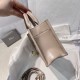 DIOR Mini Dior Book Tote Trench Beige Macrocannage Calfskin with Gold Hardware