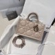 DIOR Mini Dior Book Tote Trench Beige Macrocannage Calfskin with Gold Hardware