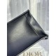 DIOR Small Dior Book Tote Blue Dior Oblique Embroidery and Calfskin