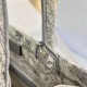 DIOR Medium Dior Book Tote Ecru and Gray Toile de Jouy Embroidery