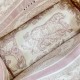 DIOR Medium Dior Book Tote Ecru and Pink Toile de Jouy Embroidery