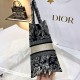 DIOR Medium Dior Book Tote Blue and Ecru Toile de Jouy Reverse Embroidery