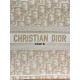 DIOR Small Dior Book Tote White and Gold-Tone Dior Oblique Embroidery