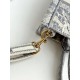 DIOR Mini Dior Book Tote Gray Toile de Jouy Reverse Embroidery