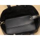 DIOR Medium Dior Toujours Bag Black Macrocannage Calfskin