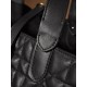 DIOR Medium Dior Toujours Bag Black Macrocannage Calfskin