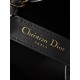 DIOR Medium Dior Toujours Bag Black Macrocannage Calfskin