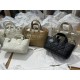 DIOR Medium Dior Toujours Bag Latte Macrocannage Calfskin